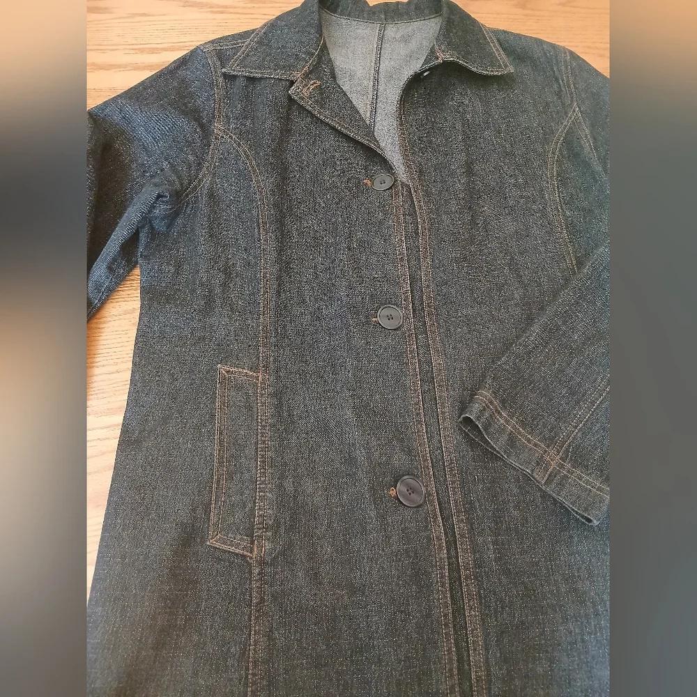 Handmade Jean Coat size XLarge - Picture 5 of 6